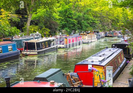 Regent's canal, Little Venice à Londres, Royaume-Uni Banque D'Images