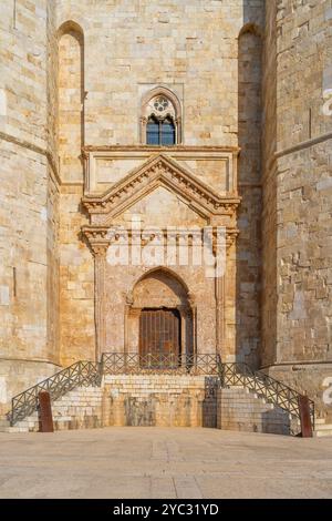 Forteresse de Frédéric II de Souabe, Castel del Monte, Andria, Murge occidentale, Barletta, Pouilles, Italie Banque D'Images