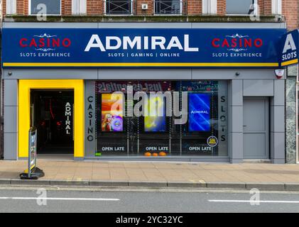 Admiral Casino slots Gaming Experience Store, Upper Brook Street, Ipswich, Suffolk, Angleterre, ROYAUME-UNI Banque D'Images
