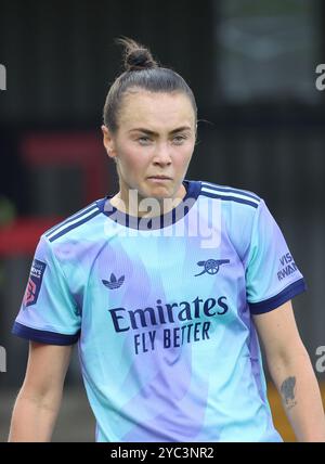 Londres, Royaume-Uni. 20 octobre 2024. LONDRES, ANGLETERRE - Mariona Caldentey d'Arsenal en action lors du match de football de la Barclays FA Women's Super League entre West Ham United Women et ArsenalWomen au Chigwell construction Stadium Victoria Road, Dagenham, le 20 octobre 2024 à Dagenham, Angleterre. Crédit : action Foto Sport/Alamy Live News Banque D'Images