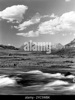 BW02196-00...... WYOMING - Soda Butte Creek dans le parc national de Yellowstone. Banque D'Images