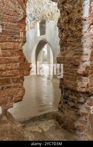 Citernes romaines, Fermo, Ascoli Poceno, Marches, Italie Banque D'Images