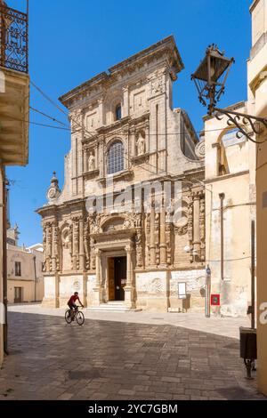 Église de san Domenico, Nardò, Lecce, Salento, Pouilles, Italie Banque D'Images