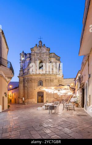 Église de Santa Chiara, Nardò, Lecce, Salento, Pouilles, Italie Banque D'Images