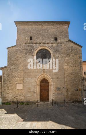 Église San Francesco, Agnone, Isernia, Molise, Italie Banque D'Images