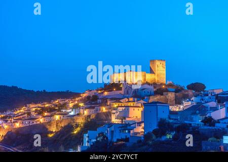 Château de Mértola, Mértola, Alentejo, Portugal Banque D'Images