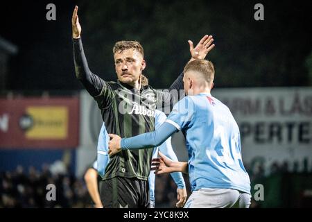 Roskilde, Danemark. 18 octobre 2024. Tom Trybull (7) de Odense BK vu lors du match NordicBet Liga entre FC Roskilde et Odense BK à Roskilde Idraetspark à Roskilde. Banque D'Images