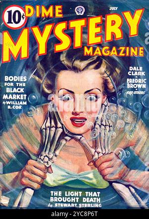 Dime Mystery Magazine vol 29 # 1 juillet 1943. Banque D'Images