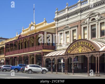 Mining Exchange et Colons' Mall sur Lydiard Street, Ballarat, Victoria, Australie, Océanie Banque D'Images