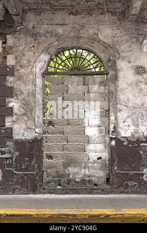 Maison en ruine à casco viejo la ville historique de panama ville Banque D'Images