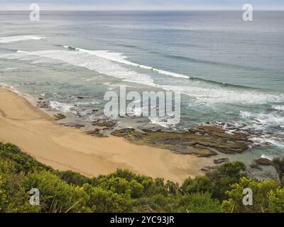 West End of the Johanna Beach, Johanna, Victoria, Australie, Océanie Banque D'Images