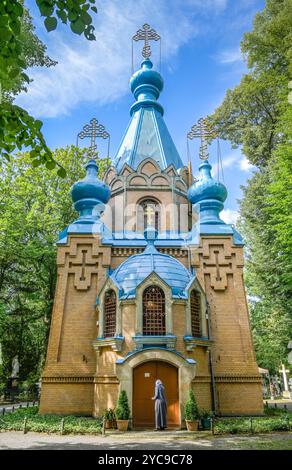 Chapelle de l'Église orthodoxe russe, église Constantine et Helena, Wittestraße, Tegel, Reinickendorf, Berlin, Allemagne, Kapelle der russisch-ort Banque D'Images