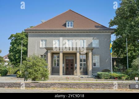 Musée Berlin-Karlshorst : lieu de la capitulation mai 1945, Zwieseler Straße, Karlshorst, Lichtenberg, Berlin, Allemagne, Museum Berlin-Karlshorst : Or Banque D'Images