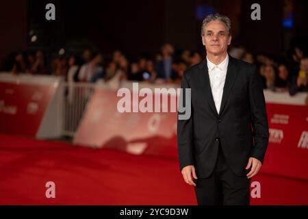 Rome, Italie. 21 octobre 2024. Francesco Colella assiste au tapis rouge de ''Miss Fallaci'' lors du 19ème Festival du film de Rome à l'Auditorium Parco Della Musica à Rome, Italie, le 21 octobre 2024. (Photo de Luca Carlino/NurPhoto)0 crédit : NurPhoto SRL/Alamy Live News Banque D'Images