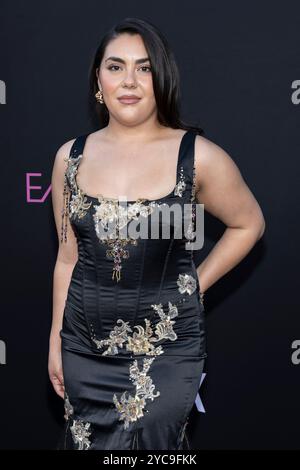 Emily Uribe assiste aux arrivées de la première Netflix de « Emilia Pérez » au Théâtre égyptien de Los Angeles, CA, le 21 octobre 2024. (Photo de Corine Solberg/Sipa USA) Banque D'Images