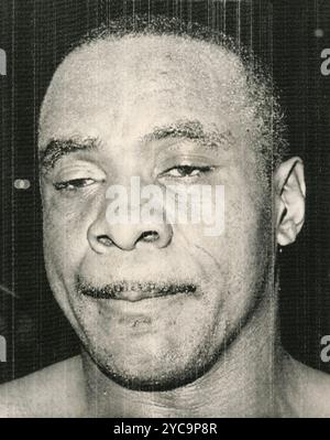 Boxeur professionnel américain Sonny Liston, 1963 ans Banque D'Images