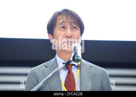 Masahiko Harada, 22 OCTOBRE 2024 : Conférence de presse SNOW Japan 2024/2025 à Tokyo, Japon. (Photo de Yohei Osada/AFLO SPORT) Banque D'Images