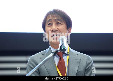 Masahiko Harada, 22 OCTOBRE 2024 : Conférence de presse SNOW Japan 2024/2025 à Tokyo, Japon. (Photo de Yohei Osada/AFLO SPORT) Banque D'Images