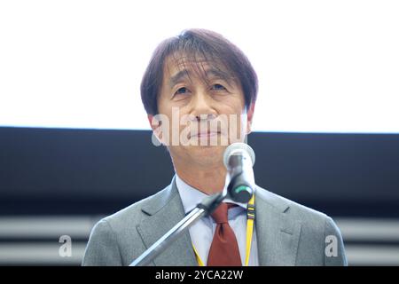 Masahiko Harada, 22 OCTOBRE 2024 : Conférence de presse SNOW Japan 2024/2025 à Tokyo, Japon. (Photo de Yohei Osada/AFLO SPORT) Banque D'Images