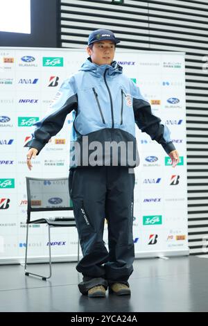 Gen Fujii, 22 OCTOBRE 2024 : Conférence de presse de SNOW Japan 2024/2025 à Tokyo, Japon. (Photo de Yohei Osada/AFLO SPORT) Banque D'Images