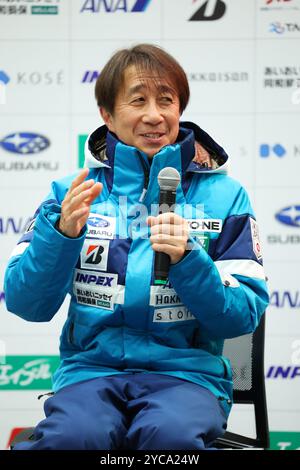 Masahiko Harada, 22 OCTOBRE 2024 : Conférence de presse SNOW Japan 2024/2025 à Tokyo, Japon. (Photo de Yohei Osada/AFLO SPORT) Banque D'Images