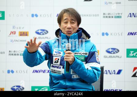 Masahiko Harada, 22 OCTOBRE 2024 : Conférence de presse SNOW Japan 2024/2025 à Tokyo, Japon. (Photo de Yohei Osada/AFLO SPORT) Banque D'Images