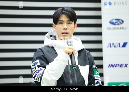 Ikuma Horishima, 22 OCTOBRE 2024 : Conférence de presse SNOW Japan 2024/2025 à Tokyo, Japon. (Photo de Yohei Osada/AFLO SPORT) Banque D'Images