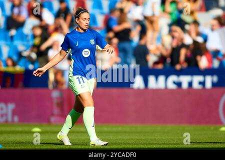 VALENCE, ESPAGNE - 20 OCTOBRE : Alexia Putellas du FC Barcelone pendant l'échauffement avant le match entre Levante UD Women et FC Barcelona Women, cor Banque D'Images