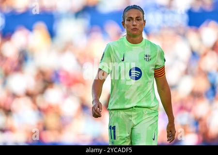 VALENCE, ESPAGNE - 20 OCTOBRE : Alexia Putellas du FC Barcelone regarde pendant le match entre Levante UD Women et FC Barcelona Women, correspondant Banque D'Images