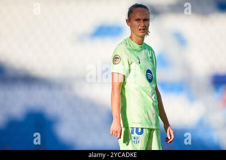 VALENCE, ESPAGNE - 20 OCTOBRE : Caroline Hansen du FC Barcelone regarde pendant le match entre Levante UD Women et FC Barcelona Women, correspondant Banque D'Images