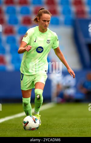 VALENCE, ESPAGNE - 20 OCTOBRE : Caroline Hansen du FC Barcelona court avec le ballon lors du match entre Levante UD Women et FC Barcelona Women, cor Banque D'Images