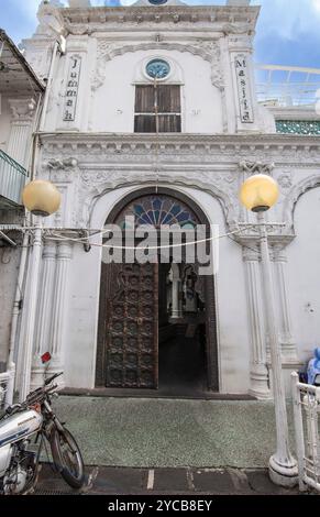 Entrée, Jummah Masjid, mosquée, Port Luis, Océan Indien, île Maurice, Afrique, Eingang, Moschee, Indischer Ozean, Insel, Afrika Banque D'Images