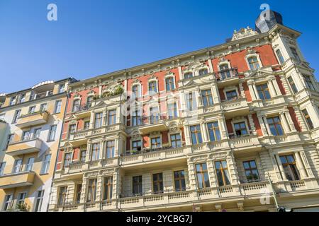 Altbau, Danziger Straße, Prenzlauer Berg, Pankow, Berlin, Deutschland Banque D'Images