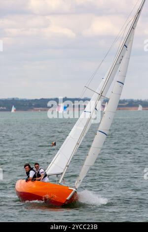 Seaview Mermaid classe yachts course dans la Cowes week 2022 régate Banque D'Images