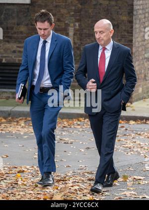 22 octobre 2024. Le très honorable John Healey, député et secrétaire d'État à la Défense, assiste à la réunion hebdomadaire du Cabinet. Crédit : Malcolm Park/Alamy Banque D'Images