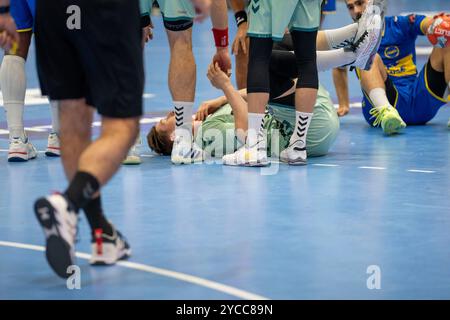 Gummersbach, Deutschland. 22 octobre 2024. Handball EHF European League, VfL Gummersbach - Fenix Toulouse, 22.10.2024 crédit : dpa/Alamy Live News Banque D'Images