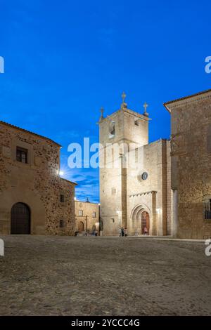 Cathédrale de Santa Maria, Caceres Estrémadure, Espagne Banque D'Images