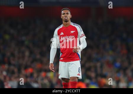 Gabriel d'Arsenal lors de l'UEFA Champions League, League Stage Arsenal vs FC Shakhtar Donetsk à Emirates Stadium, Londres, Royaume-Uni, 22 octobre 2024 (photo par Izzy Poles/Actualités images) Banque D'Images