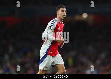 Gabriel Martinelli d'Arsenal lors de l'UEFA Champions League, League Stage Arsenal vs FC Shakhtar Donetsk à Emirates Stadium, Londres, Royaume-Uni, 22 octobre 2024 (photo par Izzy Poles/News images) Banque D'Images