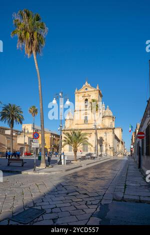 Basilica of nouveau Jean-Baptist, Basilica di San Giovanni Battista, Vittoria, Raguse, Sicile, Italie Banque D'Images