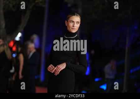 Rome, Italie. 22 octobre 2024. Anna Foglietta assiste au tapis rouge pour les « prix du meilleur film » lors du 19ème Rome film Fest à l’Auditorium Parco Della Musica à Rome. Crédit : SOPA images Limited/Alamy Live News Banque D'Images