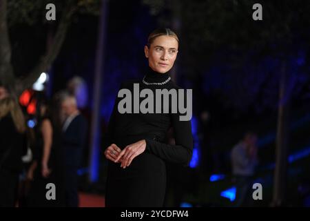 Rome, Italie. 22 octobre 2024. Anna Foglietta assiste au tapis rouge pour les « prix du meilleur film » lors du 19ème Rome film Fest à l’Auditorium Parco Della Musica à Rome. (Photo par Elena Vizzoca/SOPA images/SIPA USA) crédit : SIPA USA/Alamy Live News Banque D'Images