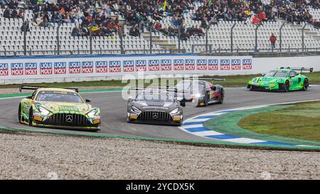 Hockenheim, Allemagne. 20 octobre 2024. Von links : Lucas Auer (AUT ; Mercedes, Mercedes-AMG Team MANN-FILTER), Jules Gounon (ET Mercedes, Haupt Racing Team), 20.10.2024, Hockenheim (Allemagne), Motorsport, DTM, finale Hockenheimring 2024 crédit : dpa/Alamy Live News Banque D'Images