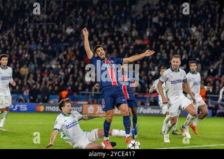 (C) Denis TRASFI / MAXPPP - à Boulogne-Billancourt au Parc des Princes le 22-10-2024 - UEFA Ligue des Champions, Ligue des Champions, Champion's Leagu Banque D'Images