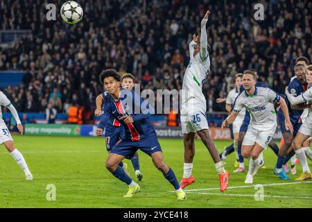 (C) Denis TRASFI / MAXPPP - à Boulogne-Billancourt au Parc des Princes le 22-10-2024 - UEFA Ligue des Champions, Ligue des Champions, Champion's Leagu Banque D'Images