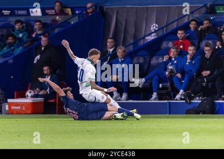 (C) Denis TRASFI / MAXPPP - à Boulogne-Billancourt au Parc des Princes le 22-10-2024 - UEFA Ligue des Champions, Ligue des Champions, Champion's Leagu Banque D'Images