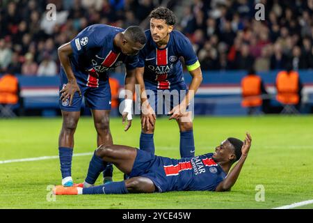 (C) Denis TRASFI / MAXPPP - à Boulogne-Billancourt au Parc des Princes le 22-10-2024 - UEFA Ligue des Champions, Ligue des Champions, Champion's Leagu Banque D'Images