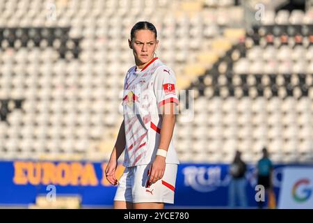 Freiburg, Deutschland. 20 octobre 2024. Giovanna Hoffmann (RB Leipzig, #07) GER, SC Freiburg - RB Leipzig, Frauen-Fussball, Google Pixel Frauen-Bundesliga, 7. Spieltag, saison 2024/2025, 20.10.2024 LA RÉGLEMENTATION DFB INTERDIT TOUTE UTILISATION DE PHOTOGRAPHIES COMME SÉQUENCES D'IMAGES ET/OU QUASI-VIDÉO Foto : Eibner-Pressefoto/Thomas Hess Credit : dpa/Alamy Live News Banque D'Images