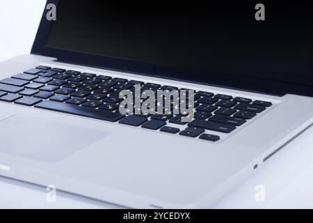 Ordinateur portable isolé sur fond whiite Banque D'Images