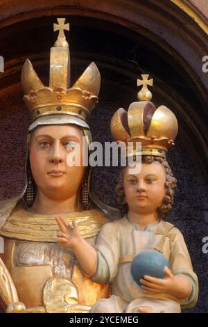 Sainte Vierge Marie avec l'enfant Jésus Banque D'Images